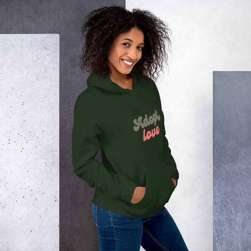 Thumbnail: Adopt Love - Unisex Hoodie