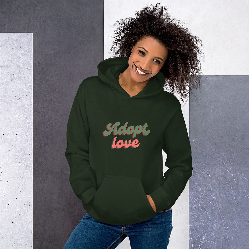 Thumbnail: Adopt Love - Unisex Hoodie