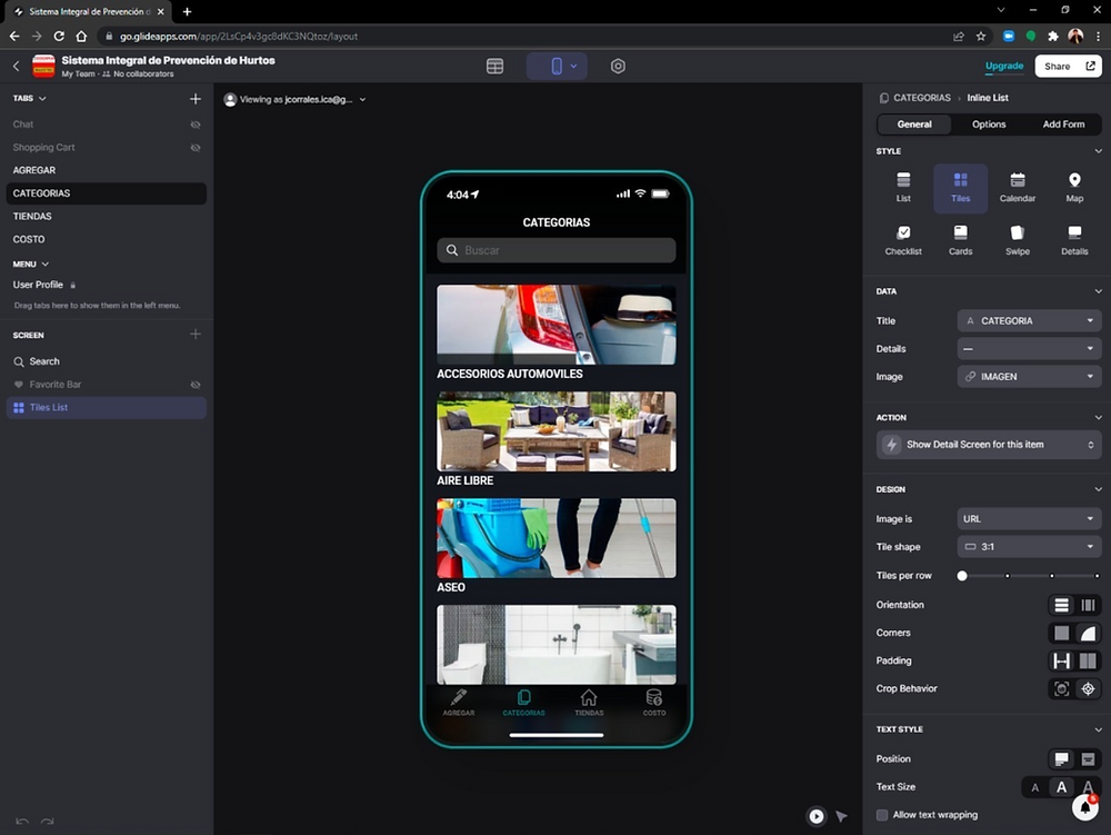 app con no-code