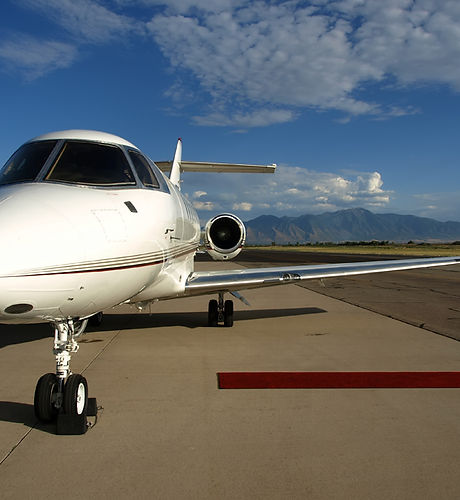 Airplane and Red Carpet