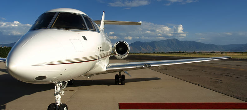 Airplane and Red Carpet