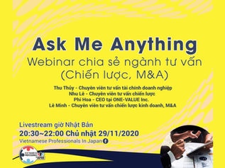 Ask Me Anything | Chia sẻ ngành tư vấn (Chiến Lược, M&A)