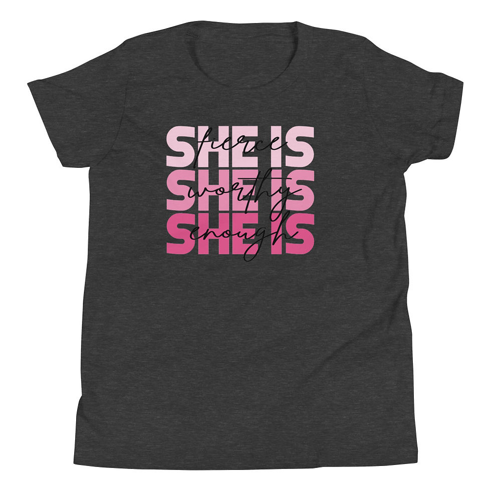 Thumbnail: SHE IS Pink & Black (Youth)