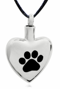 Charm Paw Print Silver