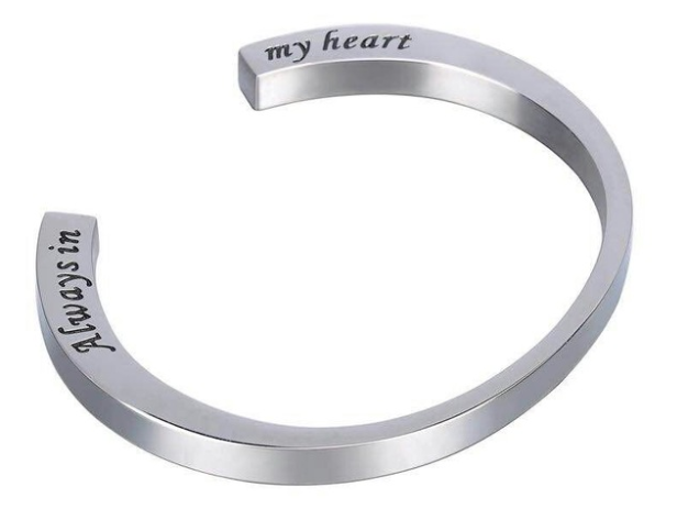 AlwaysHeartBraceletSilver