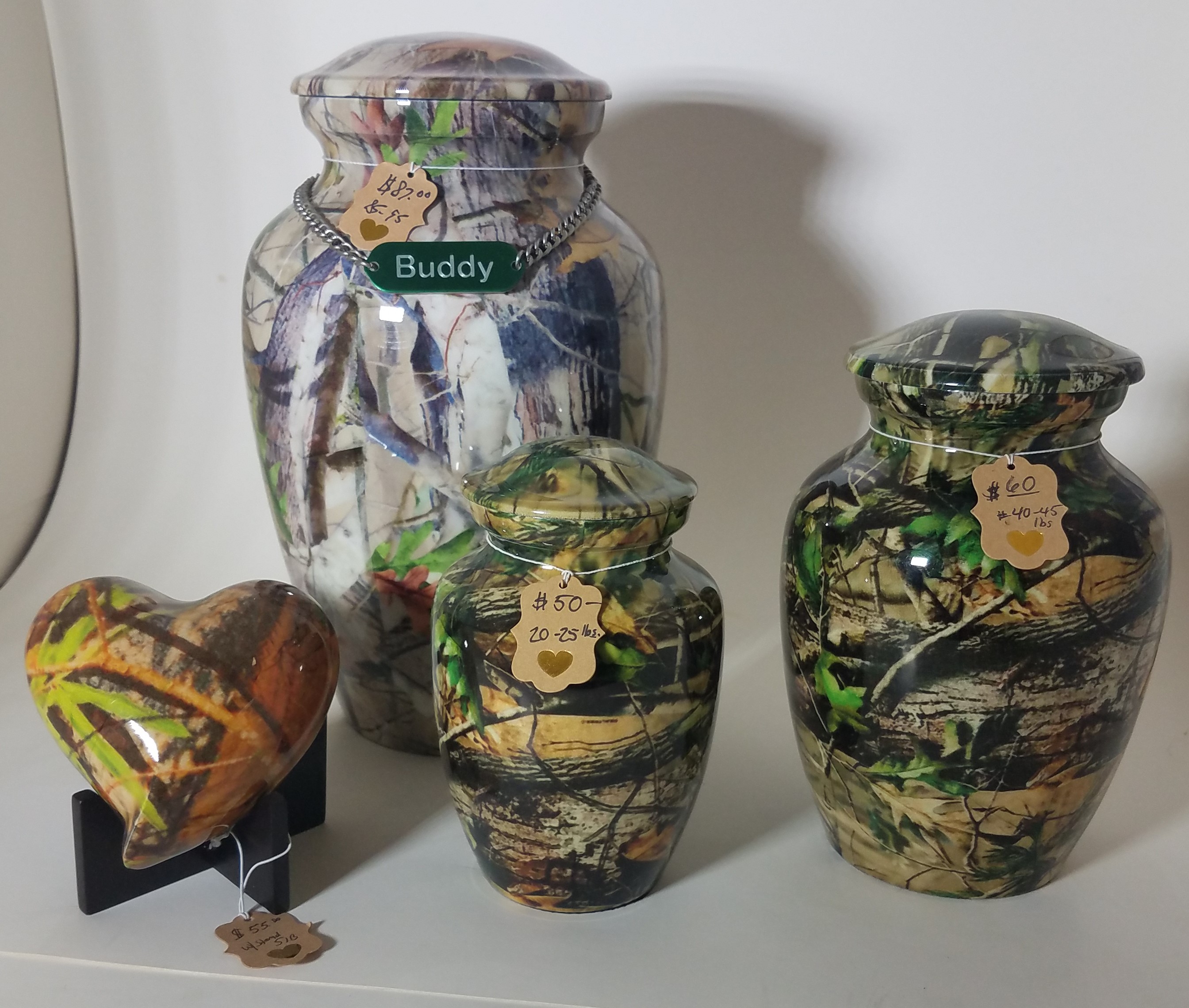 Camo Urns - Various