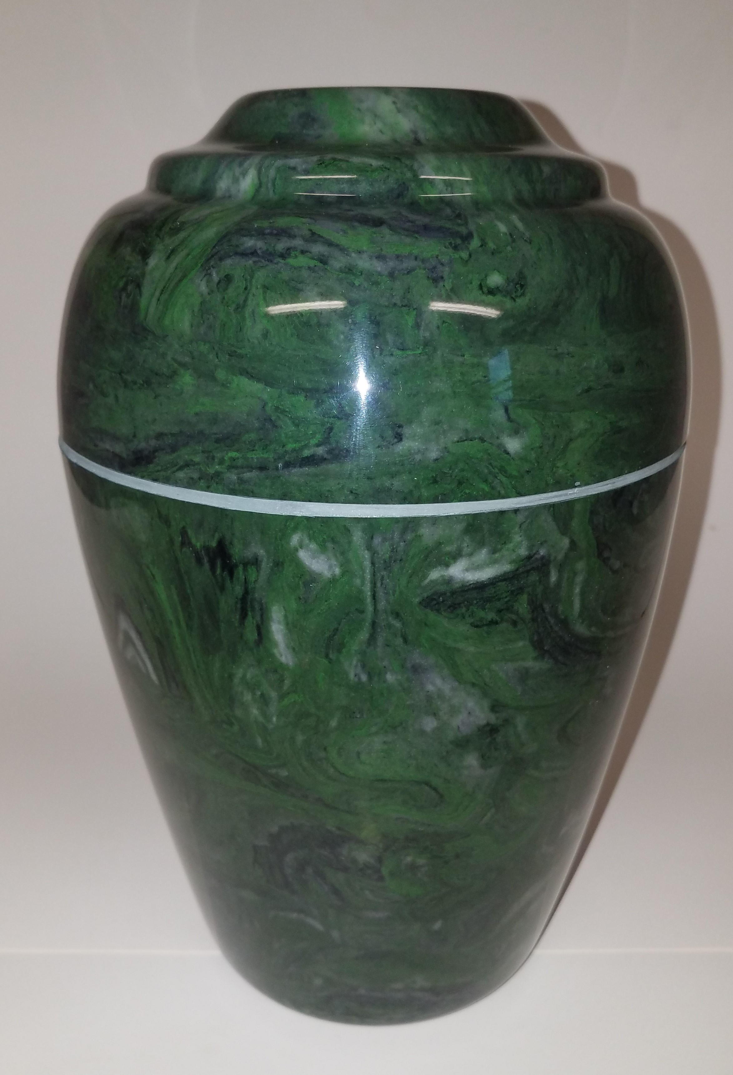 Green Marble Urn