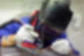 person mig welding