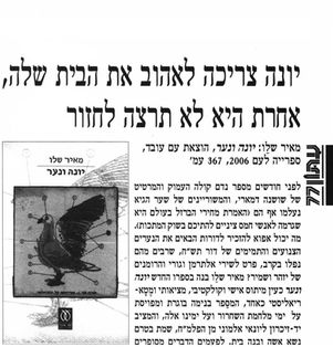 יונה צריכה לאהוב את הבית שלה, אחרת היא לא תרצה לחזור