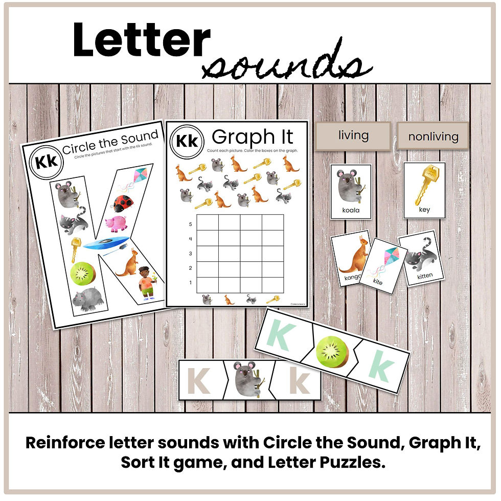 Thumbnail: Letter K Printables