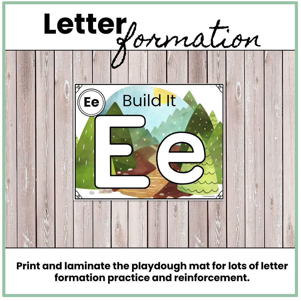 Thumbnail: Letter E Printables