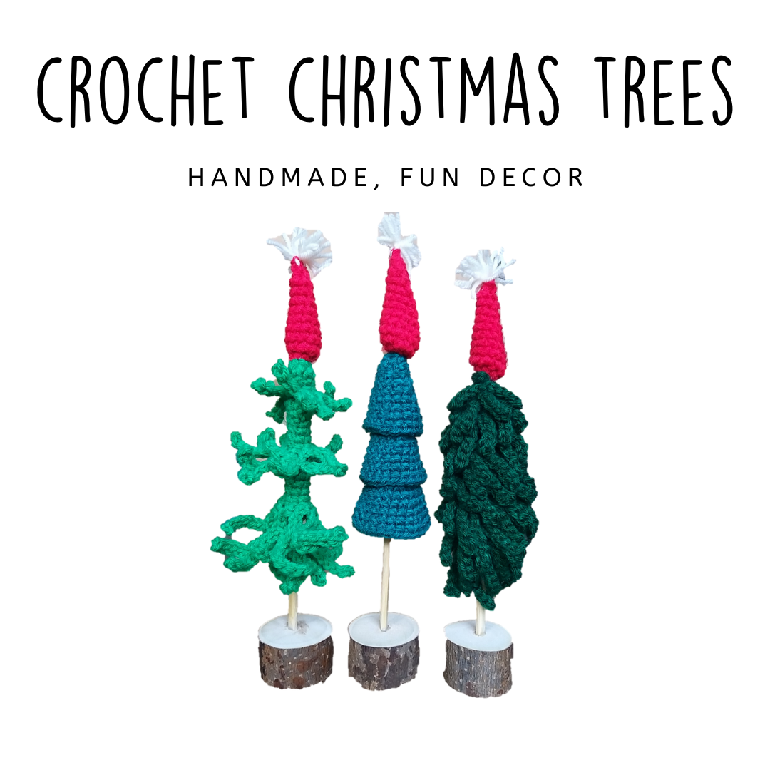 Crochet Christmas Trees