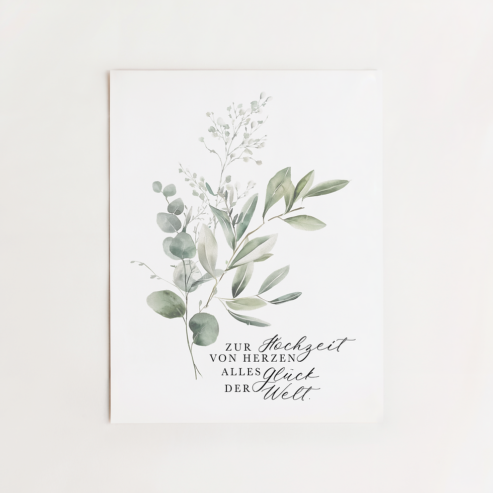 Miniaturbild: Glückwunschkarte Hochzeit Nr.10