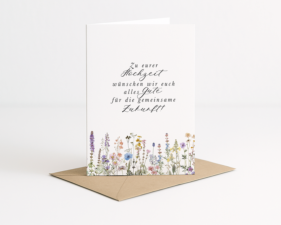 Miniaturbild: Glückwunschkarte Hochzeit Nr.09