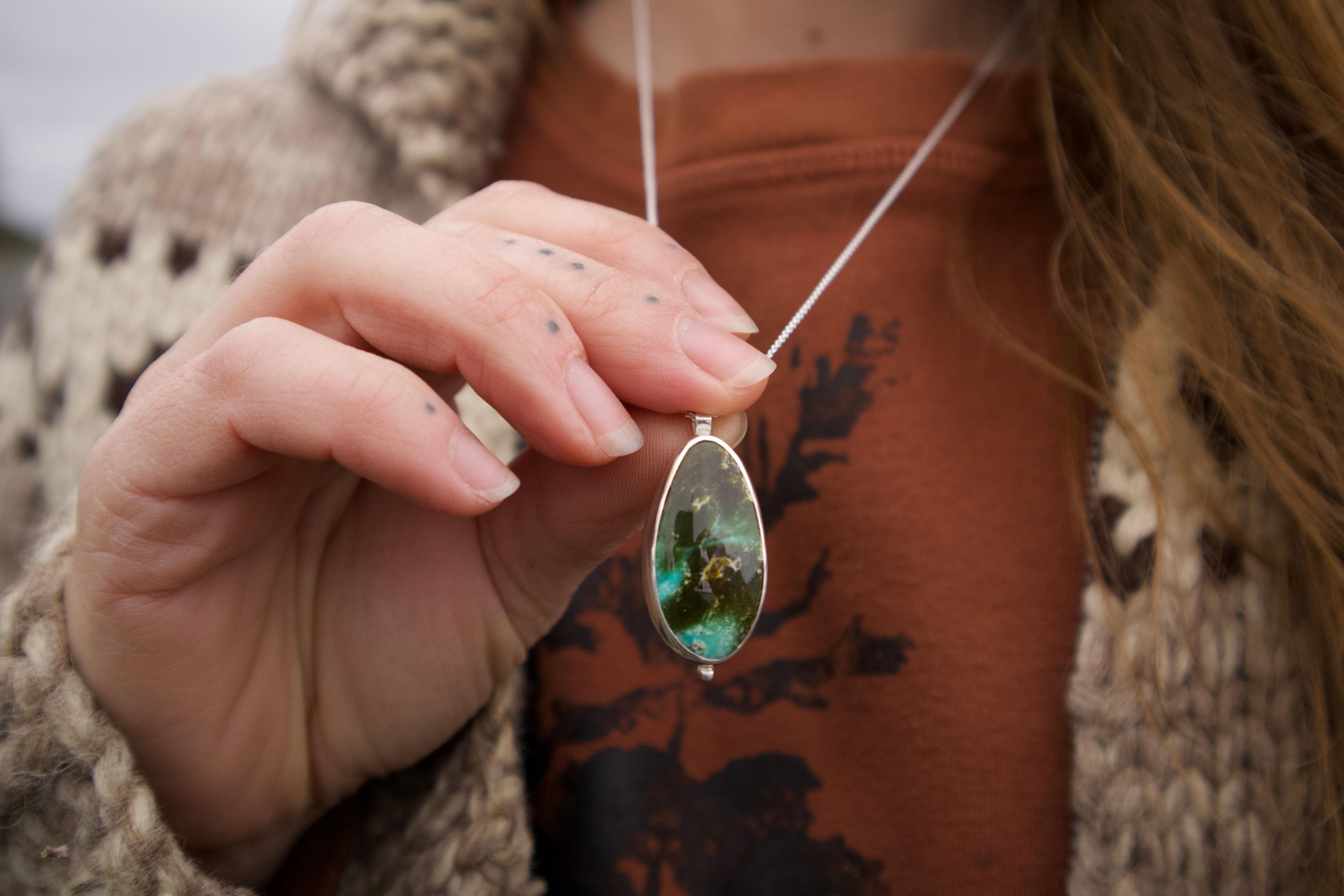 Large Stone Necklace #1