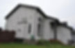 Hail damaged home