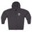 Thumbnail: Unisex Zip Hoodie - Brake, Bite, Breathe - Cool Casual Wear for Riders