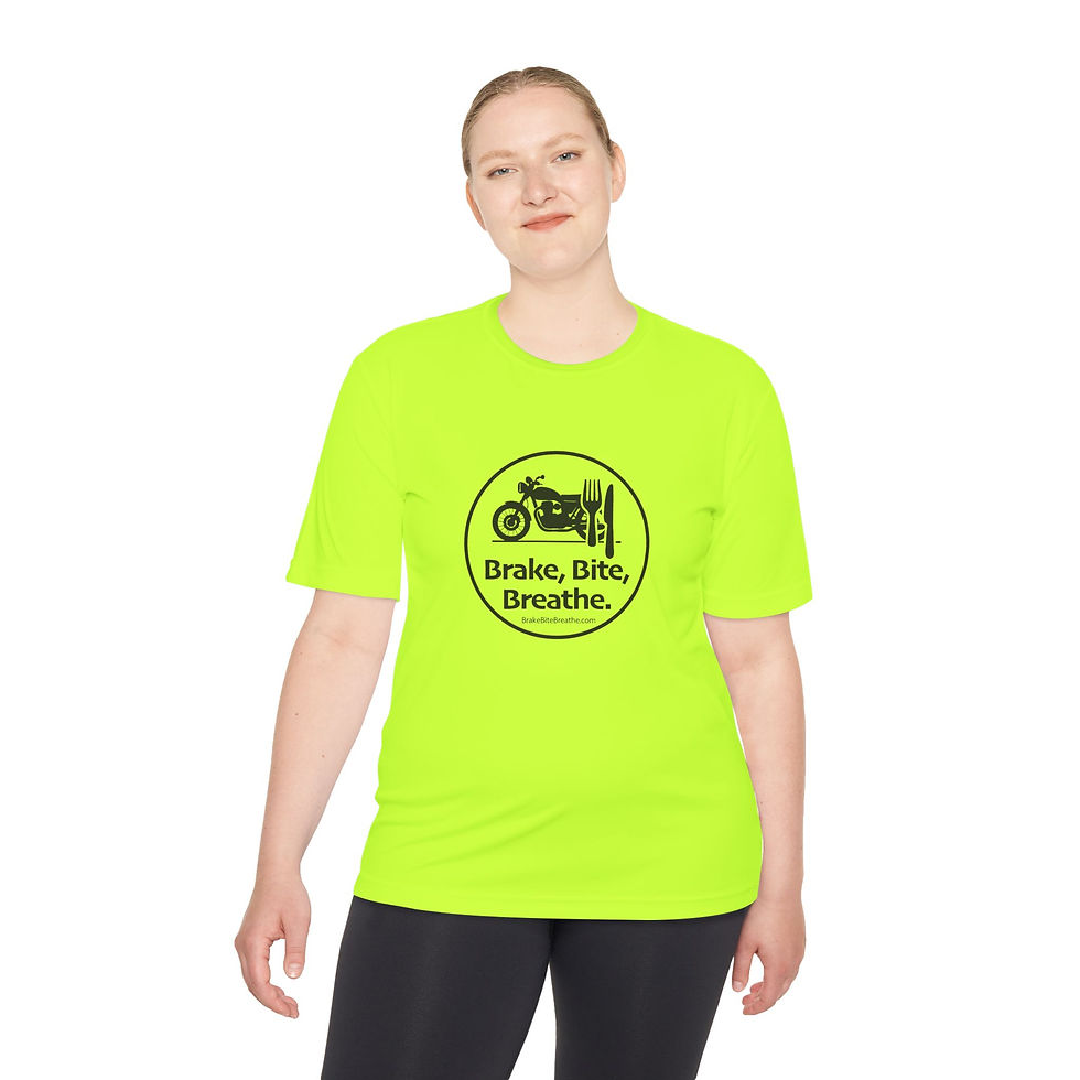 Thumbnail: Brake Bite Breathe Unisex Moisture Wicking Tee - Perfect for Outdoor Adventures