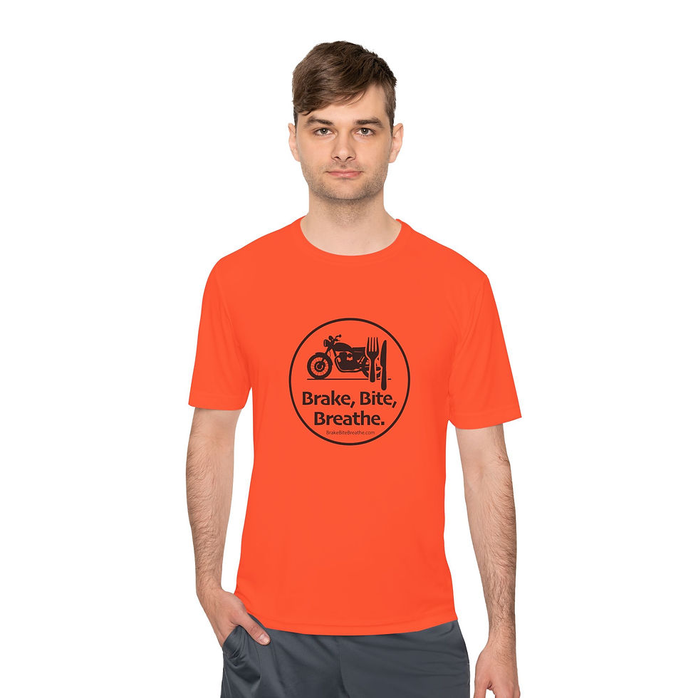 Thumbnail: Brake Bite Breathe Unisex Moisture Wicking Tee - Perfect for Outdoor Adventures