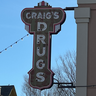 old drug store sign