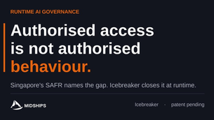 Singapore’s financial industry has named the runtime governance gap in agentic AI. Here is how we close it.
