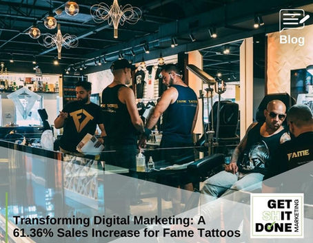 Transforming Digital Marketing: A 61.36% Sales Increase for Fame Tattoos