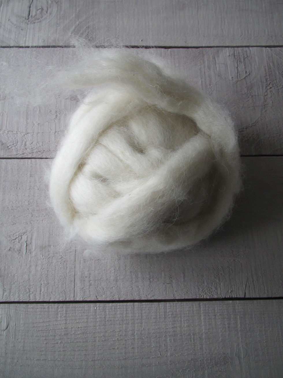 Rovings natural, Mohair / Lambswool Spindleshanks Mohair
