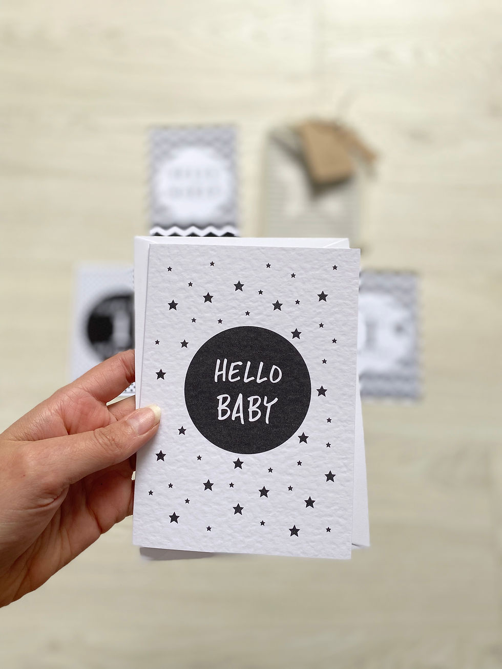 Thumbnail: Monochrome milestone cards