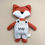 Thumbnail: Frankie fox soft toy- orange/dot print