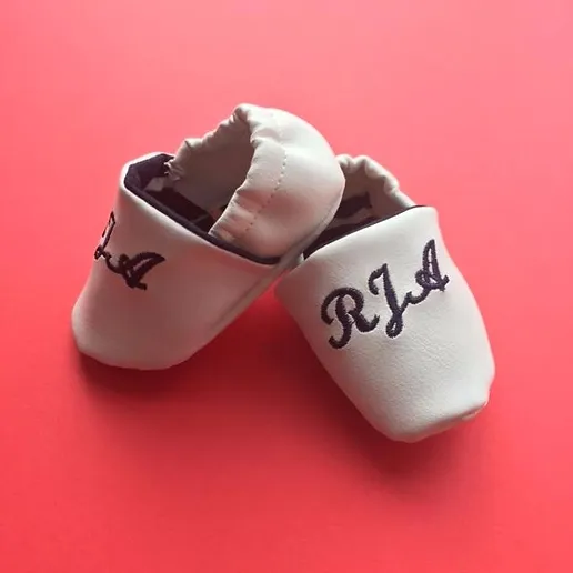 personalised baby shoes