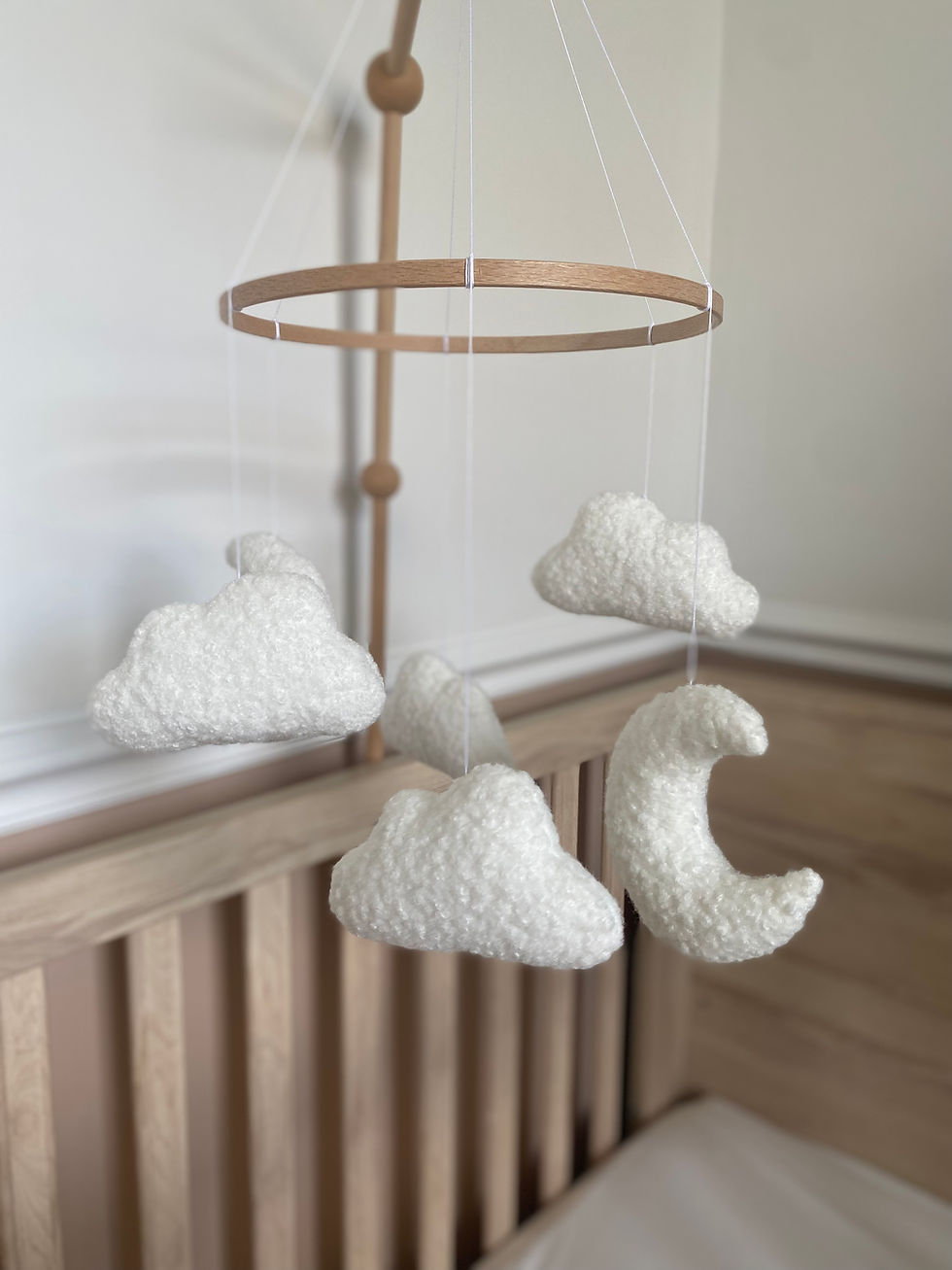 Thumbnail: Boucle cloud & moon mobile