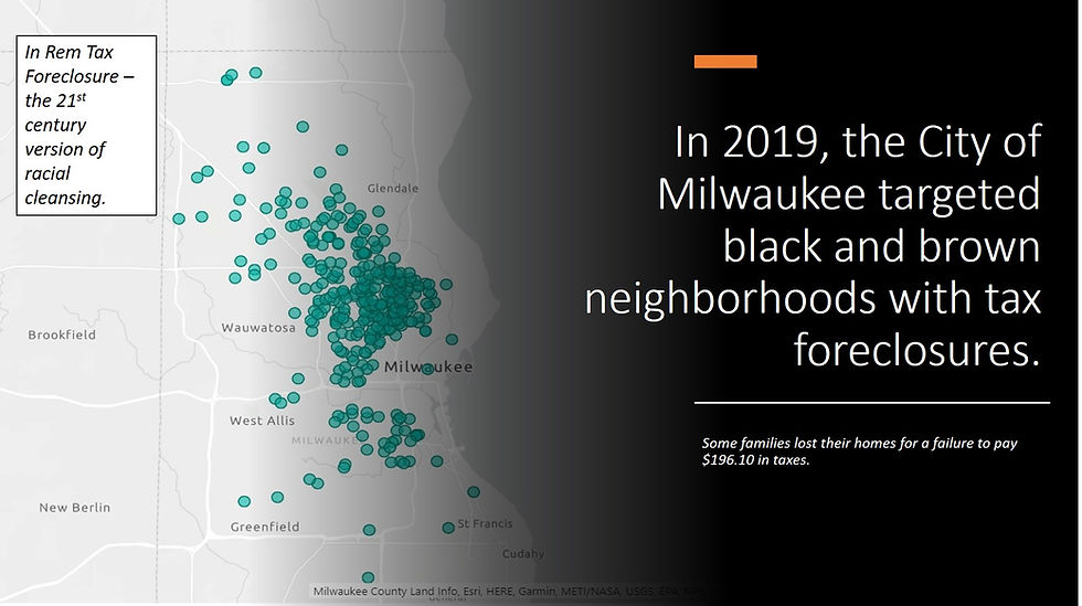Forget the Family Homestead in Milwaukee, WI... if you are black and brown.