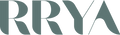 RRYA Jewelrys organiske logo med bløde store formede bogstaver i naturlig farve fra havets dybe mørke