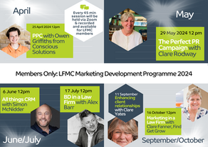 The LFMC Marketing Development Programme is LIVE