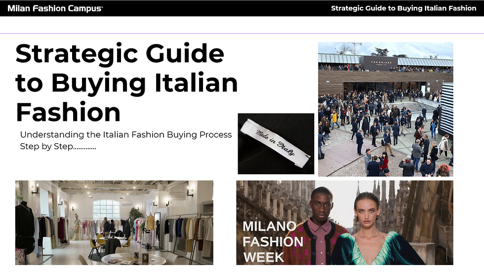 Short Fashion Courses in Milan