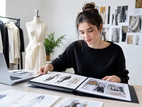 Fashion Student Portfolio Improvement Example