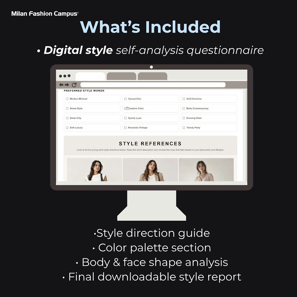 Personal Fashion Style Analysis Questionnaire