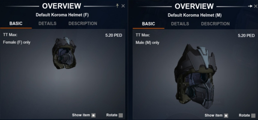 Koroma Helmet Blueprint (L)