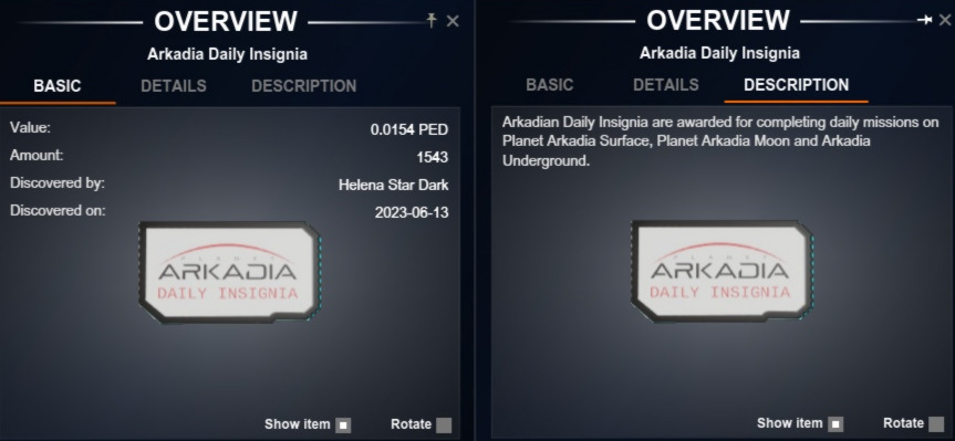 Arkadia Insignia