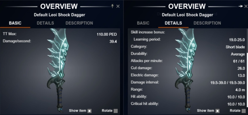 Leoi Shock Dagger