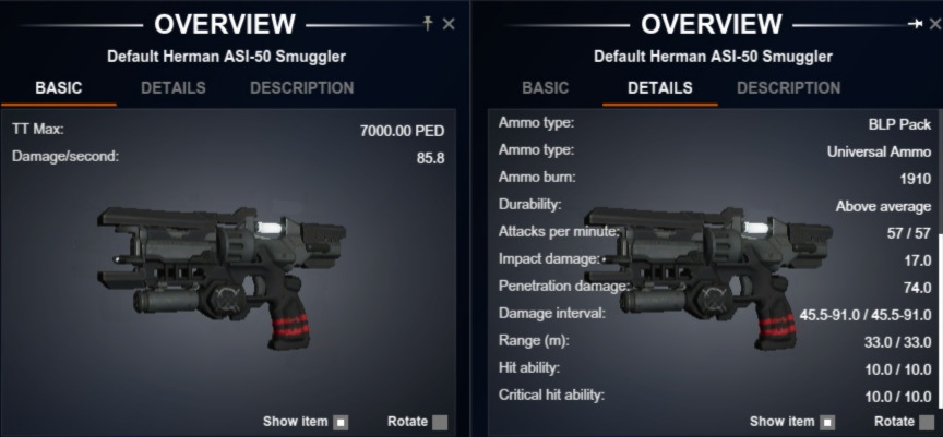 Herman ASI-50 Smuggler