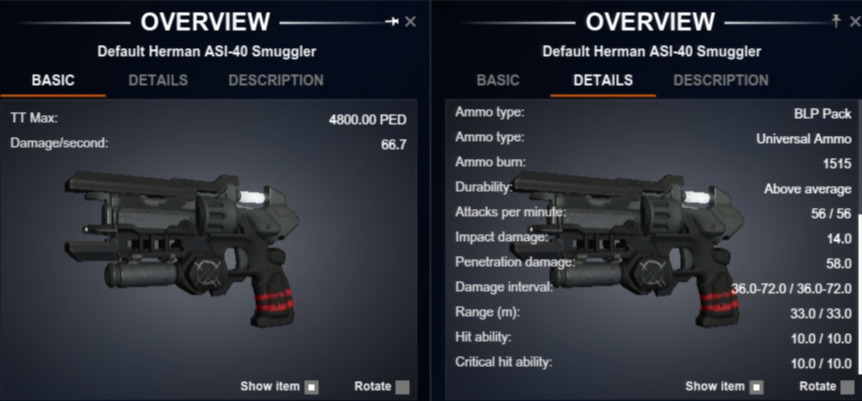 Herman ASI-40 Smuggler