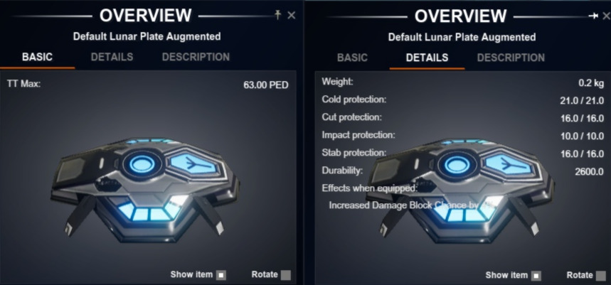 Lunar Plate Augmented