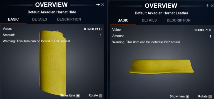 Arkadian Hornet Hide
