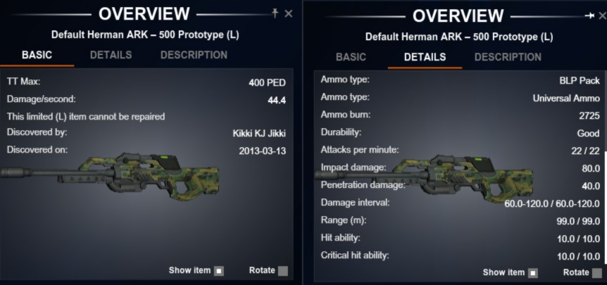 Herman ARK-500 Prototype (L)
