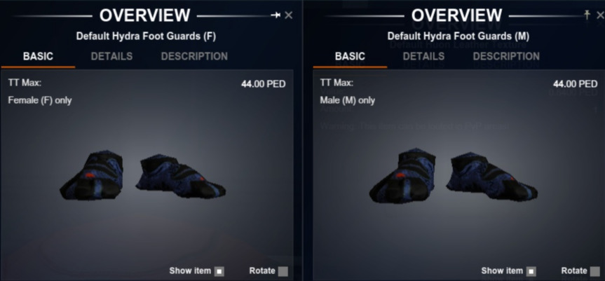 Hydra Foot Guards (L) Blueprint