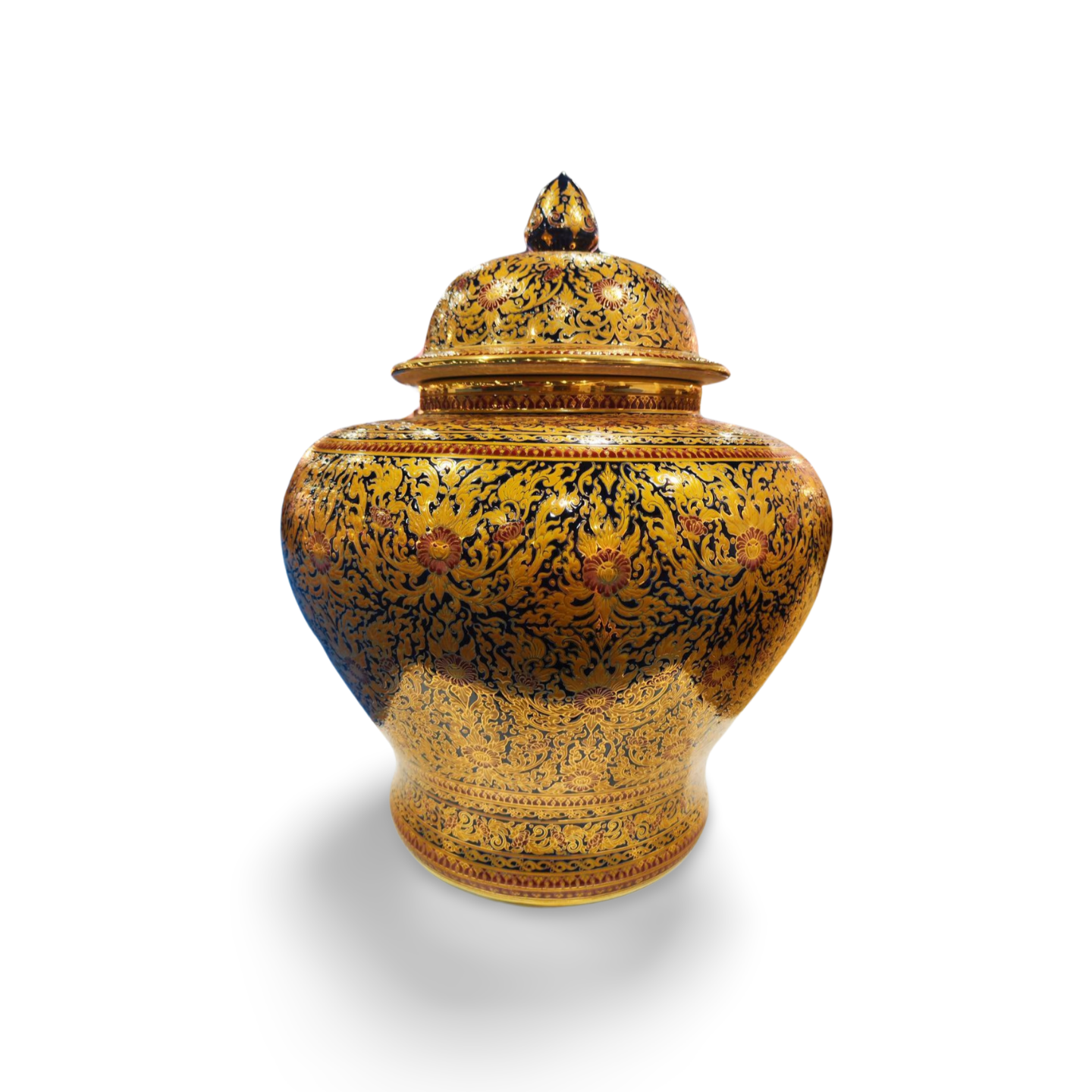 โถเบญจรงค์