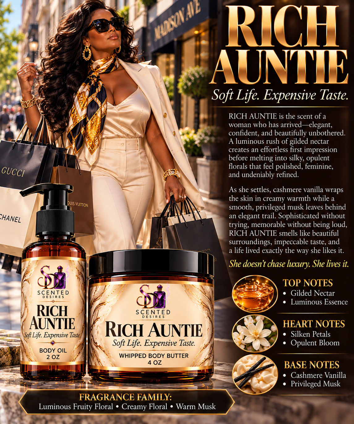Rich Auntie — Women's 2-Piece Fragrance Set