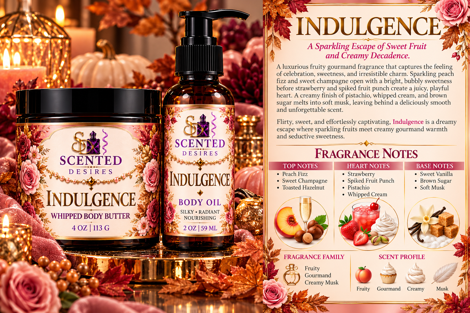 Indulgence — Women's 2-Piece Fragrance Set