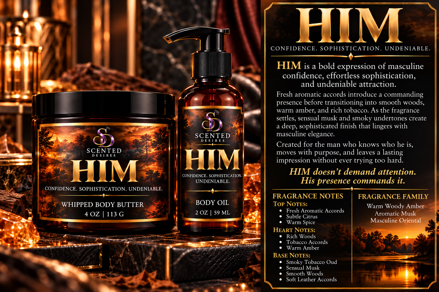 HIM — Men's 2-Piece Fragrance Set